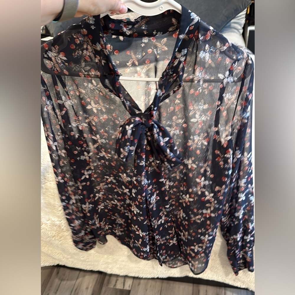 Zara Woman Floral Blouse